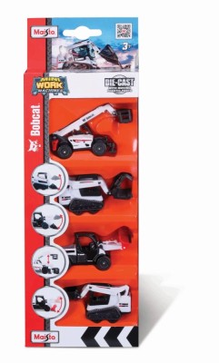 MAISTO SET 4 UTILAJE BOBCAT SuperHeroes ToysZone foto