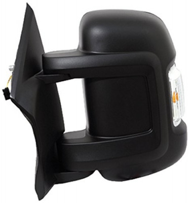 Oglinda exterioara Citroen Jumper 2006-2024 , Fiat Ducato 2006-2024, Peugeot Boxer, 2006-2024, partea Stanga, culoare sticla crom, sticla convexa, cu foto