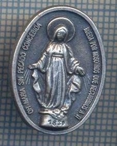 AX 1114 INSIGNA -RELIGIOASA-1830 -OH MARIA SIN PECADO CONCEPIDA-PT COLECTIONARI foto