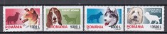 ROMANIA 2001 LP 1551 RASE DE CAINI SERIE MNH