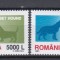 ROMANIA 2001 LP 1551 RASE DE CAINI SERIE MNH