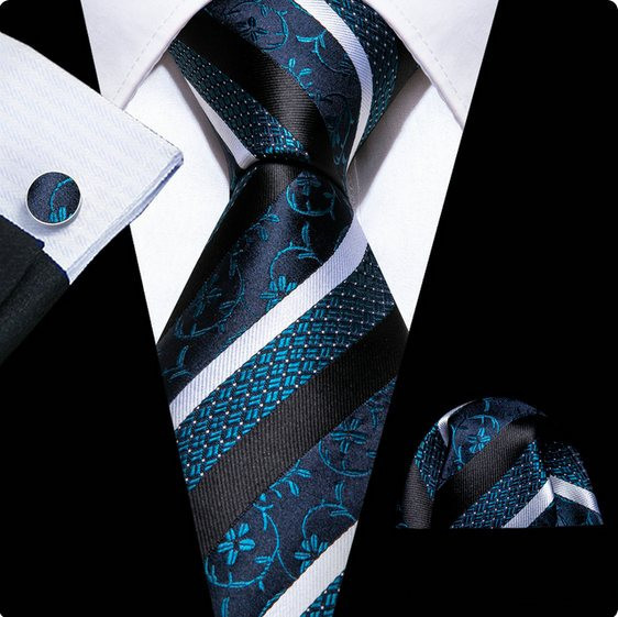 Set cravata + batista + butoni - matase - model 664