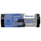 Saci menajeri Misavan 60l, 10 buc, negru