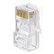 Set 10x mufe retea UTP, 8 contacte, RJ45 CAT5 - Alb