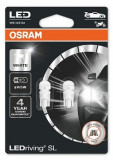 Set 2 Buc Led Osram W5W 12V 0,8W W2,1X9,5D 6000K Alb LEDriving SL 2825DWP-02B