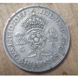 Marea Britanie Tow Shillings 1947 Argint