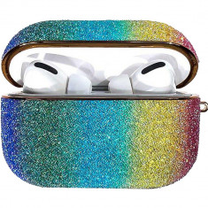 Husa De Protectie Rainbow shiny glitter Pentru Airpods Pro Multicolor foto