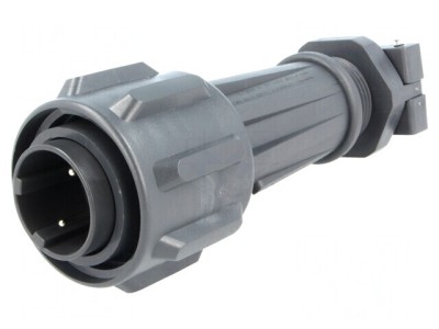 Mufă Circulară 2-Pin Filet Interior foto