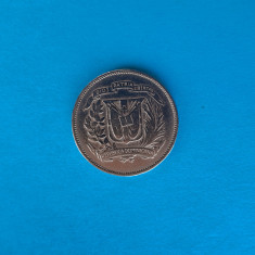 25 Centavos 1967 Republica Dominicana-mai RAR