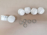 Set butoane aragaz Electrolux , kit complet , rotunde , alb / C150