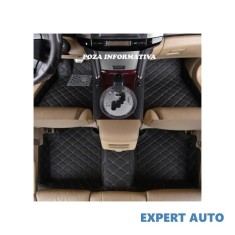 Covorase auto lux piele 5d mercedes s-class w221 2005-2013 scurt ( 5d-06 cusatura bej ) Alta marca Alt model #7 foto