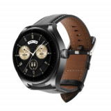 Curea kwmobile pentru Huawei Watch Buds, Piele, Maro, 61018.01