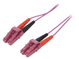 Patch cord fibră optică OM4 LC/UPC 5m LSZH