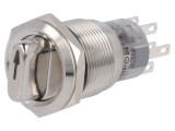 Comutator rotativ 3 poziții DP4T 0,5A 220VAC 1A 24VDC