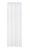 Perdea alba Zola&reg;, semi-transparent 140x250 cm, capse