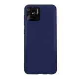 Husa compatibila cu xiaomi redmi 10c, matte efect, camera ultra safe, htpmag, albastru