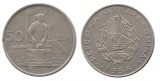 Moneda Romania 50 Bani 1956, Stare XF+