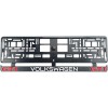 Set 2 bucati, suport numar inmatriculare carbon VW Golf GTI II, Autohelix MSA