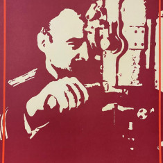 Afiș original 6 propagandă sovietică, URSS uniunea sovietica, comunism 56 x 43,5