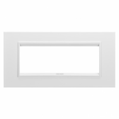 Rama Ornament 6M metal LUX Gewiss Chorus monocrom alb satinat GW16206XW foto