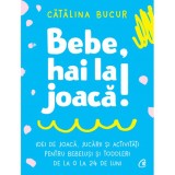 Cumpara ieftin Bebe, hai la joaca! Idei de joaca, jucarii si activitati pentru bebelusi si toddleri de la 0 la 24 de luni, Catalina Bucur - Autograf, Curtea Veche Publishing
