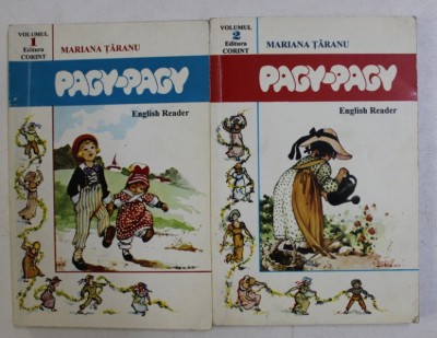 PAGY-PAGY , ENGLISH READER VOL. I - II by MARIANA TARANU , 1996 foto