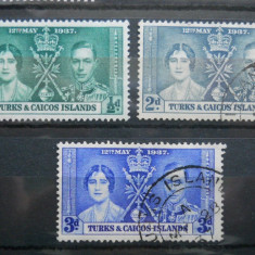 1937 SERIE COLONII BRITANICE TURKS SI CAICOS