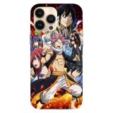 Husa compatibila cu Apple iPhone 15 Pro Max model Fairy tail anime, Silicon, TPU, Viceversa, Transparent, Carcasa