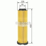 Filtru aer MERCEDES E-CLASS (W211) (2002 - 2009) BOSCH F 026 400 205