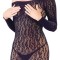Rochie elastica, cu maneci lungi, fara cusaturi, cu decolteu pe umeri Orion -