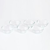 Set 6 boluri din sticla 300 ml