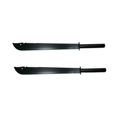 Set doua sabii vanatoare DEPOX&amp;reg;, Ninja Blade, maner metal, 50 cm, negru, teaca inclusa foto