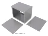 Carcasă universală oțel gri 127x152x102mm