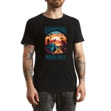 Tricou Barbati Follow the Path, design montan, negru, marimea L
