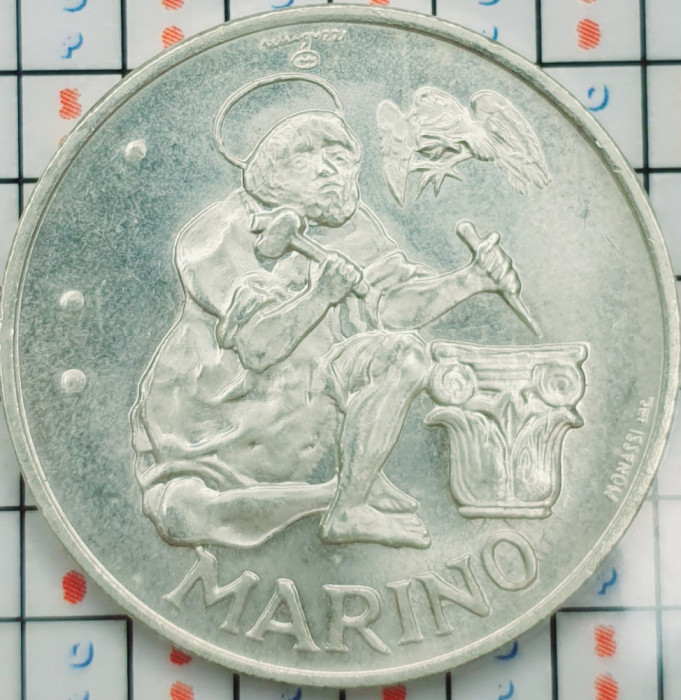 San Marino 500 lite 1975 argint - km 48 - A010