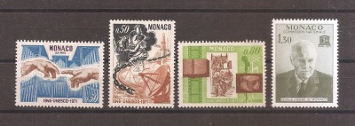 Monaco 1971 - 5 serii, 10 poze, MNH foto