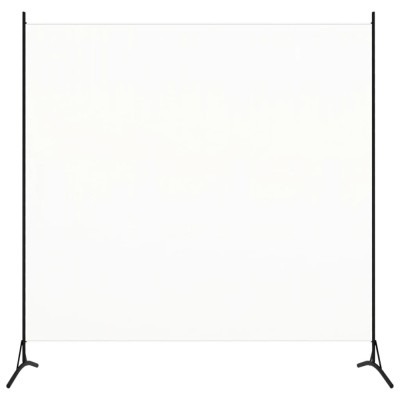 vidaXL Separator de cameră, alb, 175x180 cm, textil foto