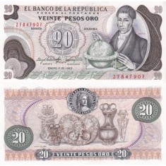 Columbia 1983 - 20 pesos, necirculata