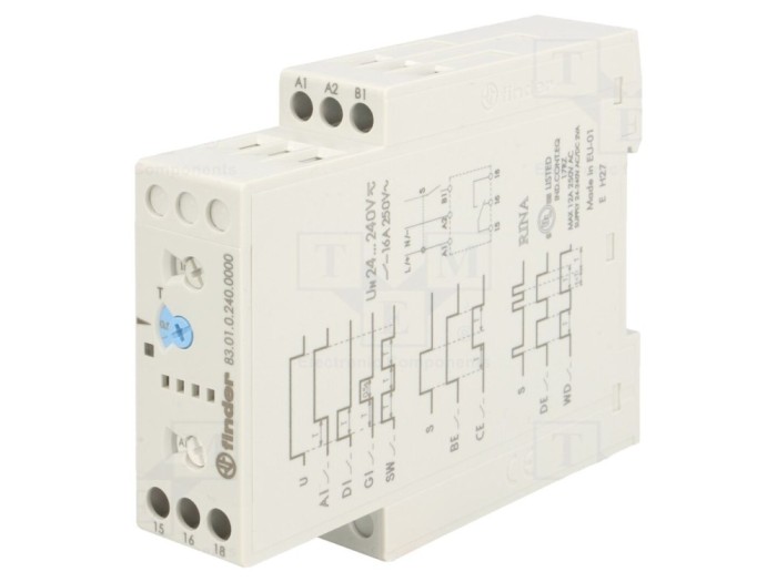 Timer programabil SPDT 24-240V AC/DC