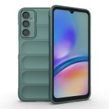 Husa pentru samsung galaxy a05s, antisoc, margini striatii, design minimalist, green