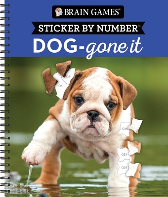 Brain Games - Sticker by Number: Dog-Gone It (28 Images to Sticker) foto