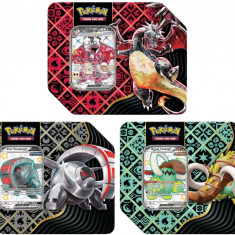 Pokemon TCG: Scarlet & Violet: Paldean Fates Tin - trei modele | The Pokemon Company