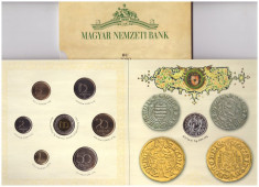Ungaria 2008 - Set monetarie BU, cu medalie Ag foto