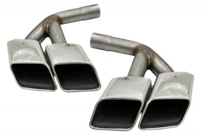 Ornamente toba AUDI Q7 4M (2015-2019) SQ7 Design Chrome doar pentru Benzina Performance AutoTuning foto