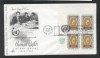 UN New York 1963 Human rights Mi.136 x 4 FDC UN.152