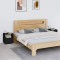 vidaXL Noptiere, 2 buc., negru, 40x34x45 cm, lemn masiv de pin 818304