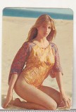 bnk cld Calendar de buzunar - 1976 - femeie sexy
