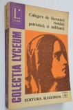 Culegere de literatura romana patriotica si militanta