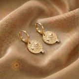 Cercei Sigiliul Destinului , Cercei cu Banut placati 18K Brazilia