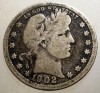 J.059 USA SUA BARBER QUARTER DOLLAR 1902 ARGINT, America de Nord